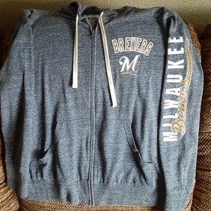 Women's Milwaukee Brewer full zip hoodie